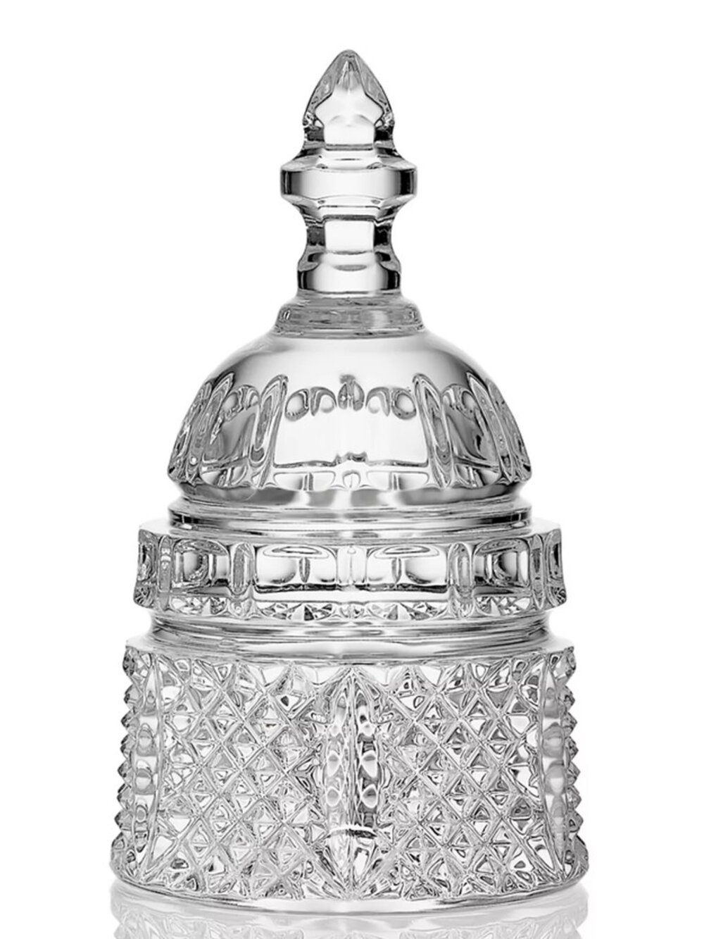WATERFORD CRYSTAL UNITED STATES CAPITOL DOME BUILDING FIGURINE PAPERWEIGHT 5" H
